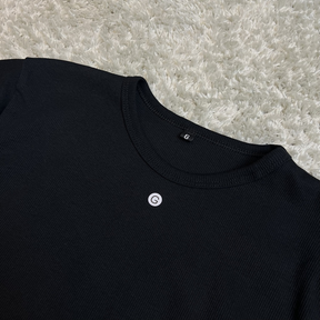 CAMISETA CANELADA BLACK